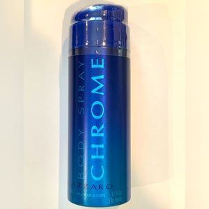 AZZARO CHROME 5.1 OZ. BODY SPRAY (BRAND NEW & SEALED)